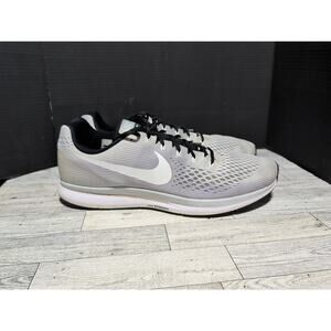 Nike Air Zoom Pegasus 34 TB Pure Platinum White-Black Men's Size 15 887009-002